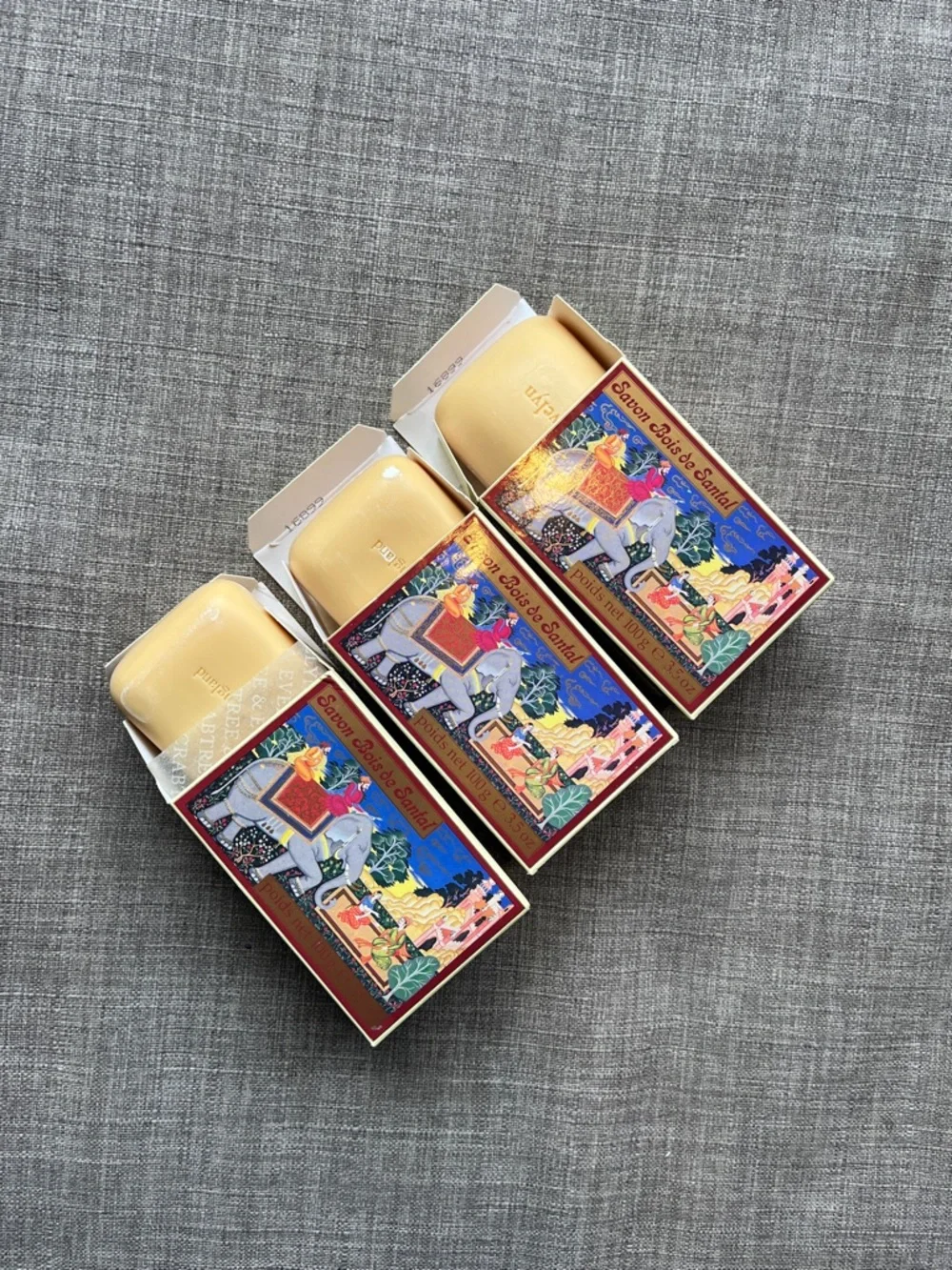 Crabtree & Evelyn Sandalwood Soap 3 Bars 3x3.5 oz. Discontinued